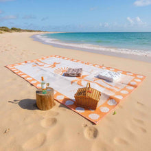 Load image into Gallery viewer, Recycled Mat - Tropical Bliss outdoor camping mat for caravan annex, beach and outdoor camping setup