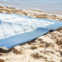 Load image into Gallery viewer, Recycled Camping Mat - Navy & Grey