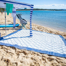Load image into Gallery viewer, Recycled Camping Mat - Navy & Grey