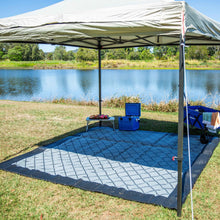 Load image into Gallery viewer, Recycled Mat - Gazebo - Black & Grey