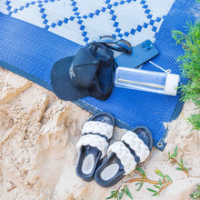 Load image into Gallery viewer, Recycled Camping Mat - Navy & Grey