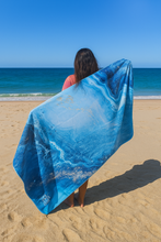 Load image into Gallery viewer, Abstract Ocean Sand Free Beach Towel