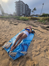 Load image into Gallery viewer, Abstract Ocean Sand Free Beach Towel