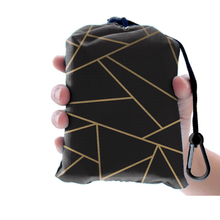 Load image into Gallery viewer, On-The-Go Pocket Mat - Black Geo