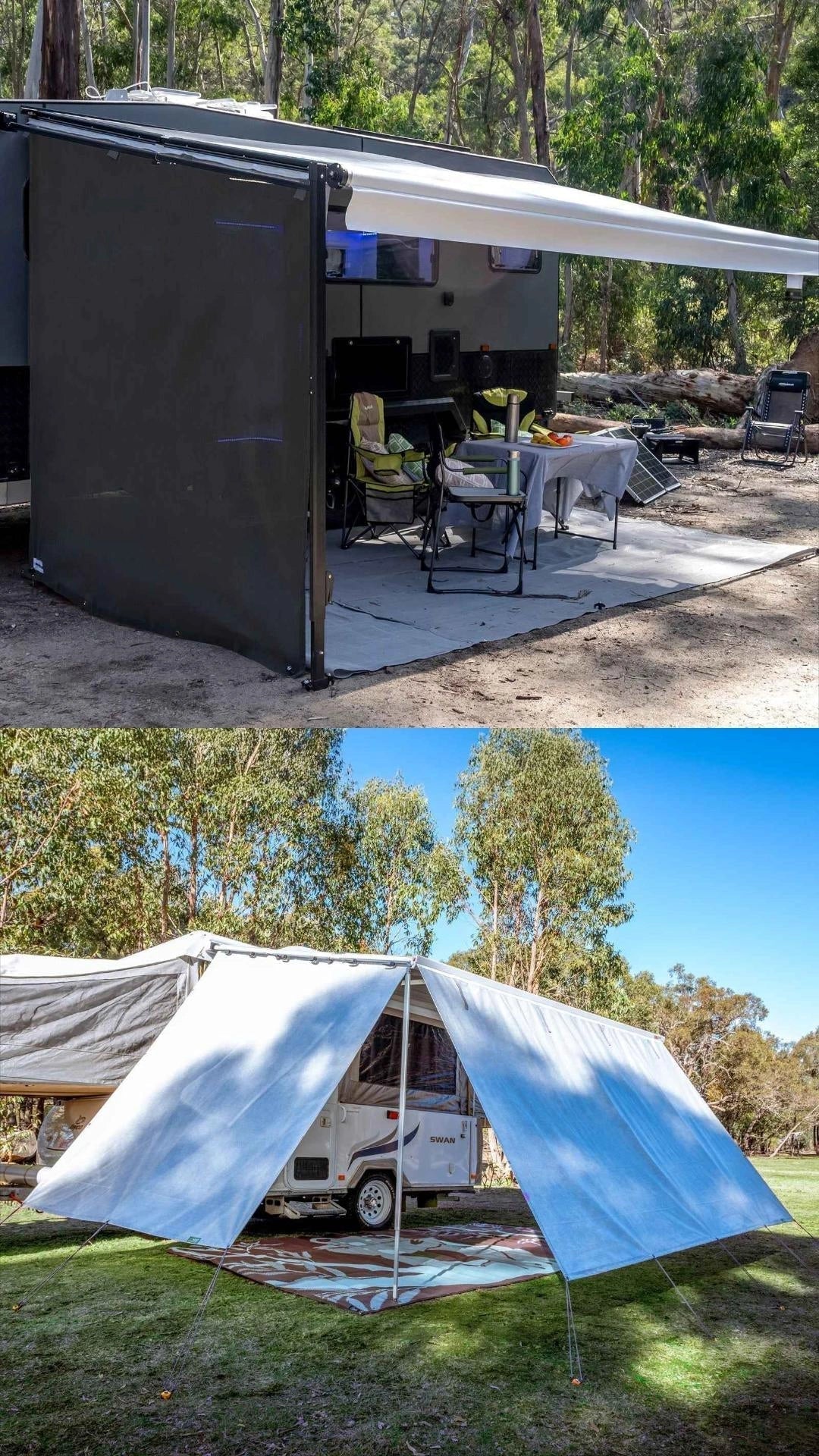 Sunblocker vs Rain Blocker: Which Caravan Privacy Screen Is Right For Your Setup?