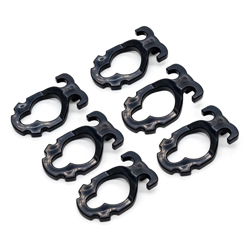 Peg Clips - 6 Pack (30cm screw in peg)