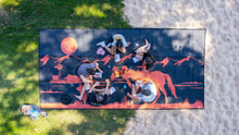 Load image into Gallery viewer, Recycled Mat - Riding Home outdoor camping mat for caravan annex and outdoor camping setup
