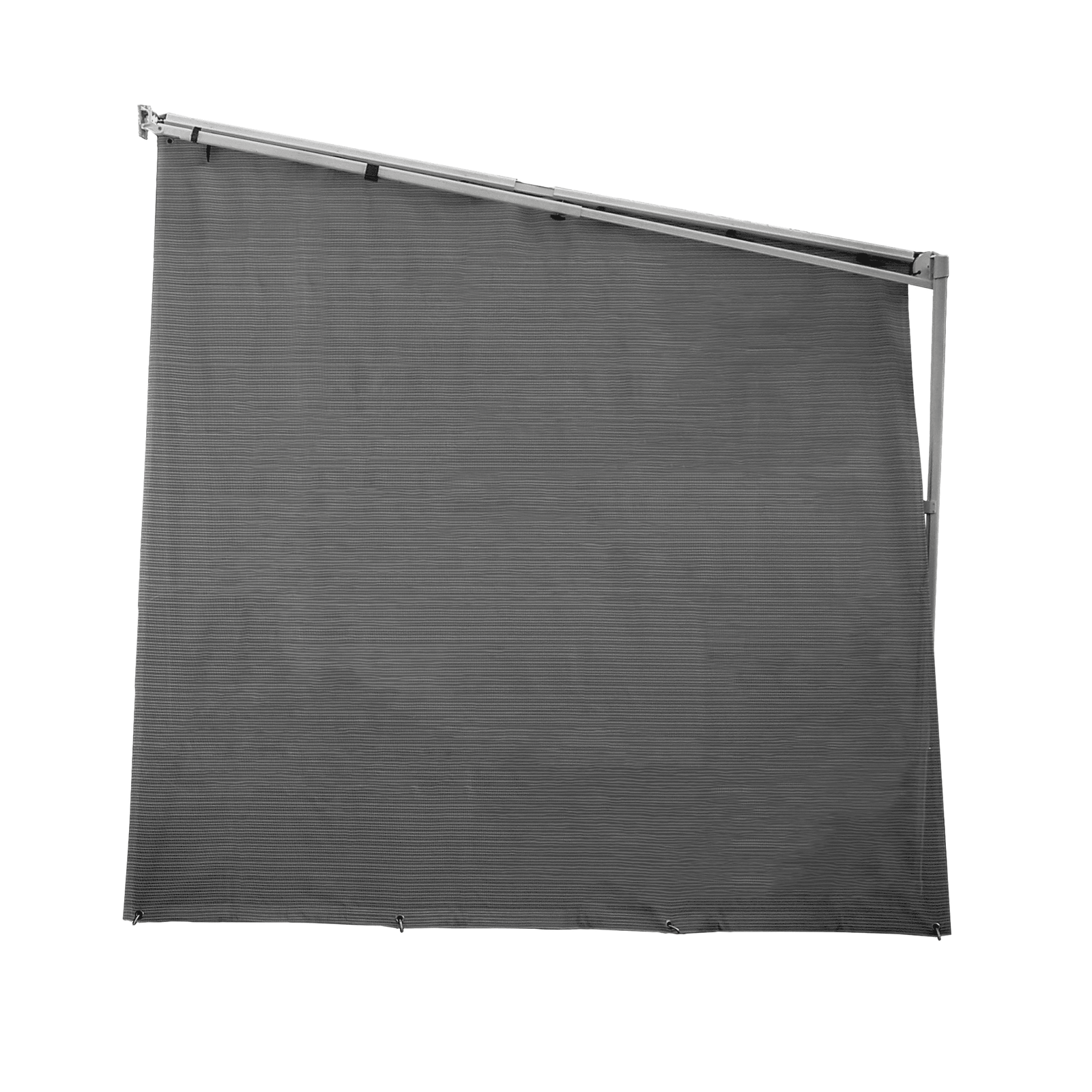 Sunblocker Privacy Screen End Wall grey/black