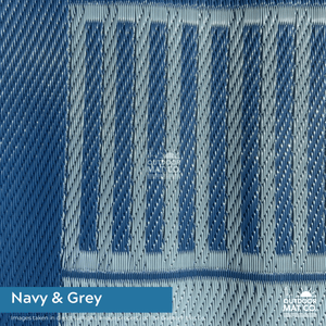 Recycled Mat - Gazebo - Navy & Grey